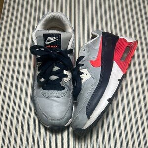 Nike Blue and Red Sneakers